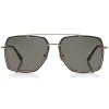 Tom Ford - Polarized Lionel Sunglasses - Square Metal Sunglasses - Black - FT0750-P - Sunglasses - Tom Ford Eyewear - Avvenice
