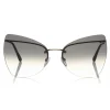 Tom Ford - Presley Sunglasses - Butterfly Acetate Sunglasses - FT0716 - Black - Tom Ford Eyewear - Avvenice