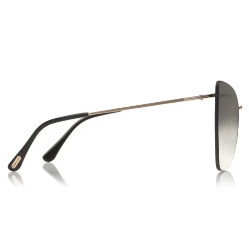 Tom Ford - Presley Sunglasses - Butterfly Acetate Sunglasses - FT0716 - Black - Tom Ford Eyewear - Avvenice
