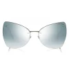 Tom Ford - Presley Sunglasses - Butterfly Acetate Sunglasses - FT0716 - Silver - Tom Ford Eyewear - Avvenice