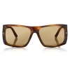 Tom Ford - Rizzo Sunglasses - Square Acetate Sunglasses - FT0730 - Havana - Tom Ford Eyewear - Avvenice
