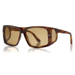 Tom Ford - Rizzo Sunglasses - Square Acetate Sunglasses - FT0730 - Havana - Tom Ford Eyewear - Avvenice