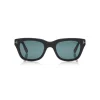 Tom Ford - Snowdon Sunglasses - Squared Acetate Sunglasses - Matte Black - FT0237 - Sunglasses - Tom Ford Eyewear - Avvenice