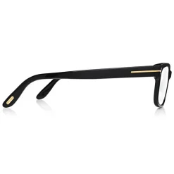 Tom Ford - Square Acetate Optical Frame - Black Gold - FT5313 - Optical Glasses - Tom Ford Eyewear - Avvenice