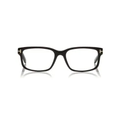 Tom Ford - Square Acetate Optical Frame - Black Silver - FT5313 - Optical Glasses - Tom Ford Eyewear - Avvenice