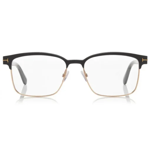 Tom Ford - Square Optical Frame Glasses - Square Metal Glasses - Black - FT5323 - Glasses - Tom Ford Eyewear - Avvenice