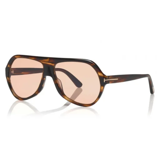 Tom Ford - Thomas Sunglasses - Pilot Acetate Sunglasses - FT0732 - Havana - Tom Ford Eyewear - Avvenice