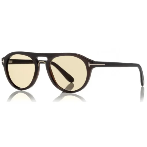 Tom Ford - Tom N.3 Sunglasses - Real Horn Optical Frame Sunglasses - Green Horn - FT5438-P - Sunglasses - Tom Ford Eyewear - Avvenice