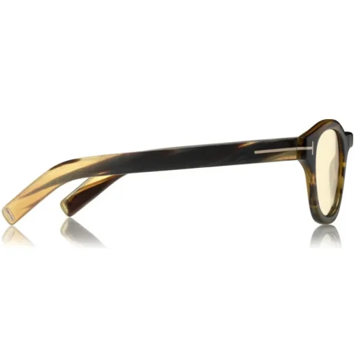 Tom Ford - Tom N.13 Sunglasses - Real Horn Squared Sunglasses - Green Horn - FT5499-P - Sunglasses - Tom Ford Eyewear - Avvenice