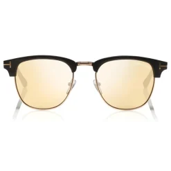 Tom Ford - Tom N.17 Sunglasses - Square Style Sunglasses - Black - FT0705-P - Sunglasses - Tom Ford Eyewear - Avvenice