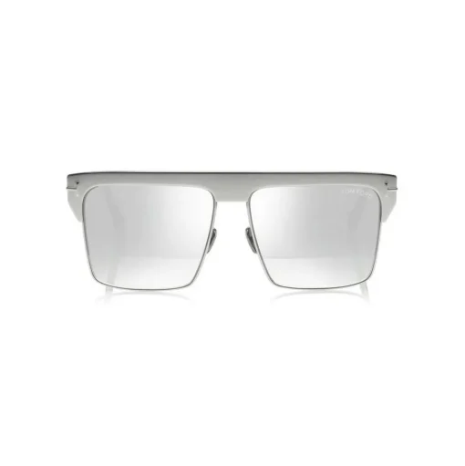 Tom Ford - West Gold Plated Sunglasses - Square Gold Plated Sunglasses - White Gold - FT0706 - Sunglasses - Tom Ford Eyewear - Avvenice