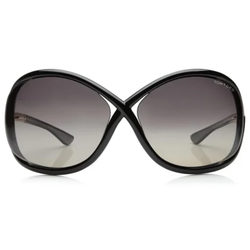 Tom Ford - Whitney Polarized Sunglasses - Round Metal Sunglasses - Black - FT0009P - Sunglasses - Tom Ford Eyewear - Avvenice