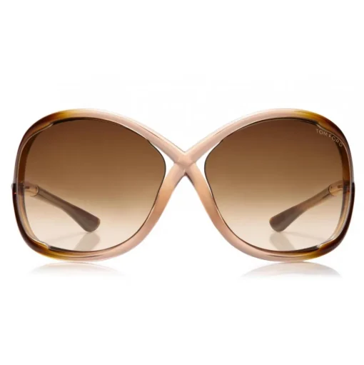 Tom Ford - Whitney Sunglasses - Oversized Round Acetate Sunglasses - FT0009 - Havana - Tom Ford Eyewear - Avvenice