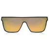 Tom Ford - Wyhat Sunglasses - Soft Rectangular Acetate Sunglasses - FT0709 - Black Gold - Tom Ford Eyewear - Avvenice