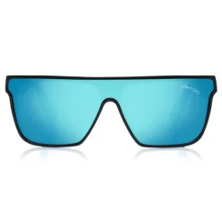 Tom Ford - Wyhat Sunglasses - Soft Rectangular Acetate Sunglasses - FT0709 - Black Light Blu - Tom Ford Eyewear - Avvenice