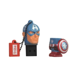 Tribe - Captain America - Marvel - USB Flash Drive Memory Stick 16 GB - Pendrive - Data Storage - Flash Drive - Avvenice
