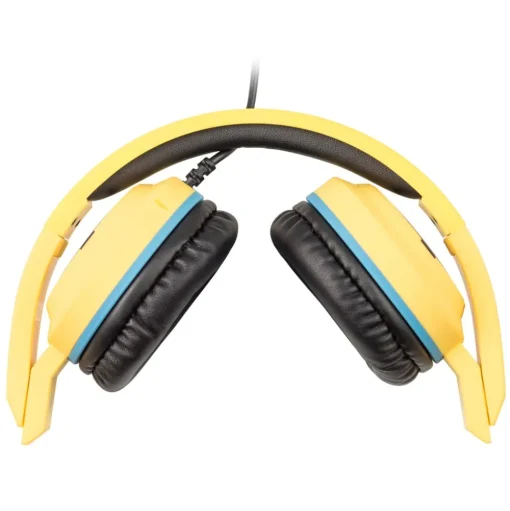 Tribe - Carl - Minions - Headphones with Foldable Microphone - 3.5 mm Jack - Smartphone, PC, PS4 and Xbox - Avvenice