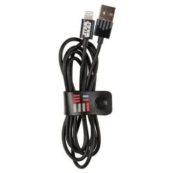 Tribe - Darth Vader - Star Wars - Lightning USB Cable - Data Transmission and Charging Apple, iPhone - MFi Certified - 120 cm - Avvenice