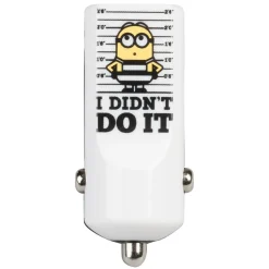Tribe - Dave - Jail Time - Minions - Car Charger - Fast Car Charge - USB Charger - iPhone, iPad, Tablet, Samsung, Smartphone - Avvenice