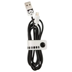 Tribe - Storm Trooper - Star Wars - Lightning USB Cable - Data Transmission and Charging Apple, iPhone - MFi Certified - 120 cm - Avvenice