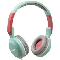 Tribe - Vespa Aquamarine - Vespa Special - Headphones with Foldable Microphone - 3.5 mm Jack - Smartphone, PC, PS4 and Xbox - Avvenice