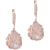 Tsars Collection - Alexandra Baroque Motif Earrings - Handmade in Swiss - Luxury Exclusive Collection - Avvenice