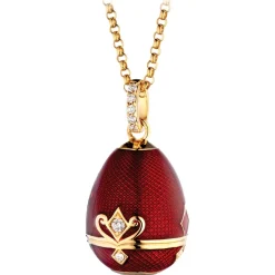 Tsars Collection - Empress Maria Red Necklace - Handmade in Swiss - Luxury Exclusive Collection - Avvenice