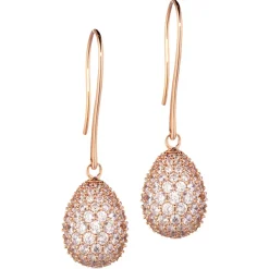 Tsars Collection - 9nine 01 Pink Silver Earrings - Handmade in Swiss - Luxury Exclusive Collection - Avvenice
