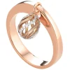 Tsars Collection - Pink Charm Silver Ring - Handmade in Swiss - Luxury Exclusive Collection - Avvenice