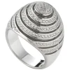 Tsars Collection - Spiral Silver Ring - Handmade in Swiss - Luxury Exclusive Collection - Avvenice