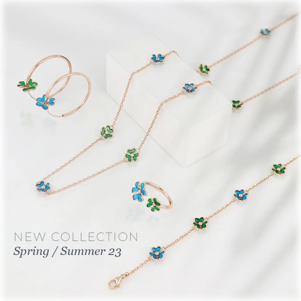 Tsars Collection - Tamara Romantic Garden Bracelet - Handmade in Swiss - Luxury Exclusive Collection - Avvenice