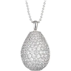 Tsars Collection - White 9nine Silver Necklace - Handmade in Swiss - Luxury Exclusive Collection - Avvenice