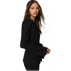 Twinset - Scalloped Blazer - Black - Jackets - Made in Italy - Luxury Exclusive Collection - Avvenice