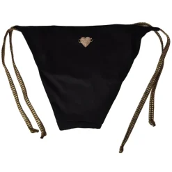Twinset - Triangle Sea Padded Paillettes - Black/Gold - Bikini - Made in Italy - Luxury Exclusive Collection - Avvenice