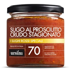 Ursini - Sauce with Aged Prosciutto - 70 - Special Red - Sauces - Organic Italian Extra Virgin Olive Oil - Avvenice