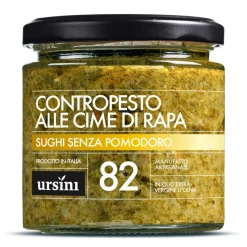 Ursini - Turnip Tops Pesto Sauce - 82 - Without Tomatoes - Sauces - Organic Italian Extra Virgin Olive Oil - Avvenice