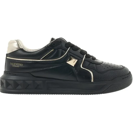 Valentino - Black Calf Sneakers - Valentino Exclusive Luxury Collection - Avvenice