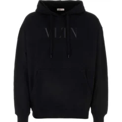 Valentino - Valentino Logo Printed Drawstring Hoodie - Valentino Exclusive Luxury Collection - Avvenice