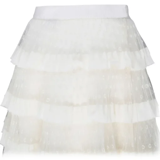 Valentino - White Tulle Long Skirt - Valentino Exclusive Luxury Collection - Avvenice