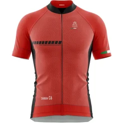 Vardena - F1 Red - Full Carbon Jersey - New Collection - Made in Italy - Luxury High Quality - Avvenice