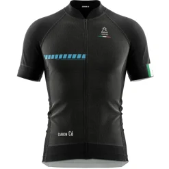 Vardena - Solid Black - Full Carbon Jersey - New Collection - Made in Italy - Luxury High Quality - Avvenice