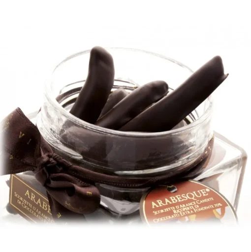 Vincente Delicacies - Candied Orange Peel Covered with Granulated Sugar - Arabesque - Candied Fruit - Avvenice
