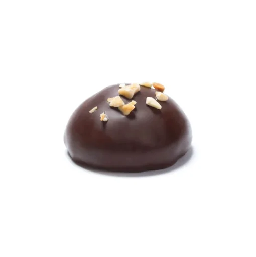 Vincente Delicacies - Classic Almond Cookies Covered With 70% Extra-Dark Chocolate - Crystal Box - Avvenice