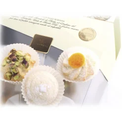 Vincente Delicacies - Classic Almond Sicilian Cookies - Fine Pastry with Almonds in Crystal Box - Avvenice