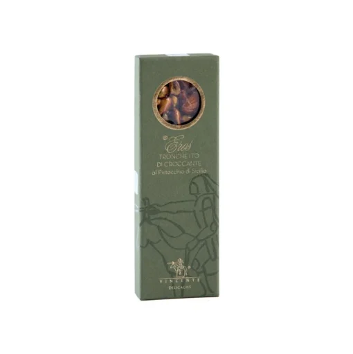 Vincente Delicacies - Crunchy Nougat Bar with Sicilian Pistachios - Eros - Oblò Box - Avvenice