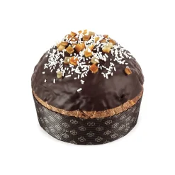 Vincente Delicacies - Lo Scrittore - Artisan Panettone with Dark Chocolate and Red Orange - Sicilian Looks - Box - Avvenice