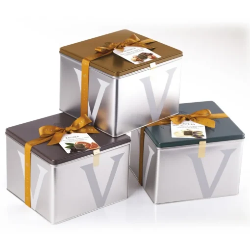 Vincente Delicacies - Panettone Covered with Dark Chocolate with Orange - Zagara - Artisan in Metallic Box - Avvenice
