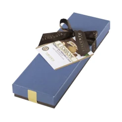 Vincente Delicacies - Soft Nougat Bar with Sicilian Almonds and Covered with Pure Milk Chocolate - Ribbon Box - Avvenice