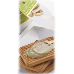 Vincente Delicacies - Sweet Cream Spread with Green Pistachio from Bronte P.D.O. - Artisan Spreadable Creams - 180 g - Crystal - Avvenice