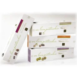 Vincente Delicacies - Ultra-Fine Chocolates Filled with a Green Pistachio from Bronte P.D.O. Ganache Cream - Maravilha Meditha - Avvenice